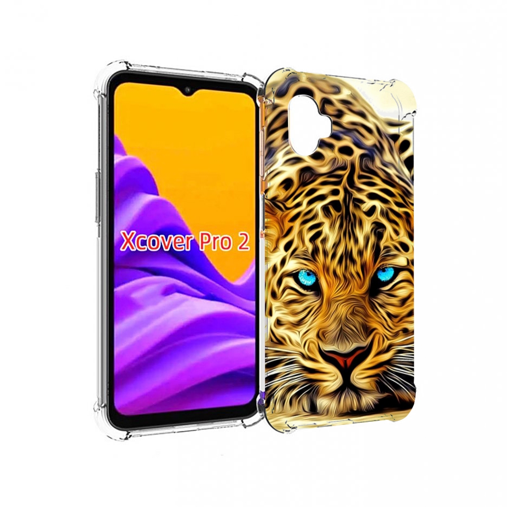 

Чехол MyPads Голубоглазый-гепард для Samsung Galaxy Xcover Pro 2, Прозрачный, Tocco