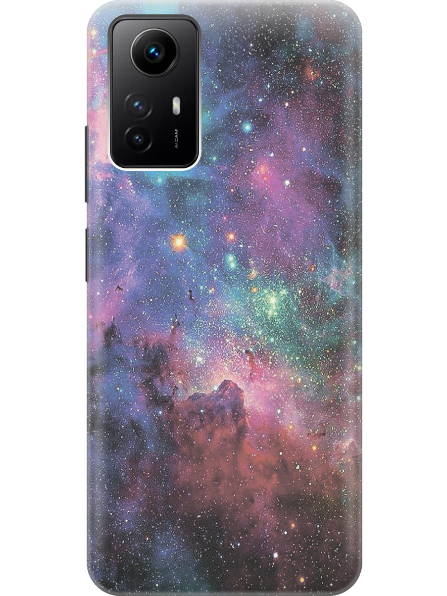 

Силиконовый чехол на Xiaomi Redmi Note 12s "Волшебный космос", Голубой;фиолетовый;синий, 20001468
