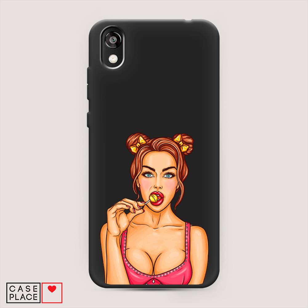 

Чехол Awog на Huawei Y5 2019 "Вкусный леденец", Бежевый;коричневый;розовый