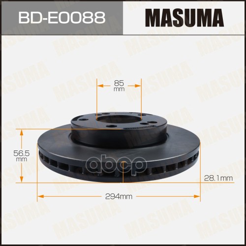

Диск тормозной masuma, front ssangyong kyron 05-15 [уп.2]