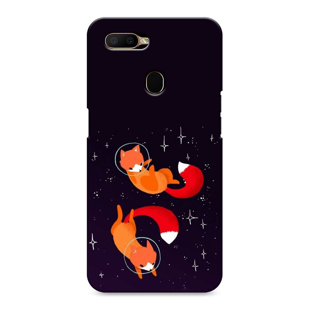 

Пластиковый чехол "Лисы космонавты" на Oppo A5s, 252320-3