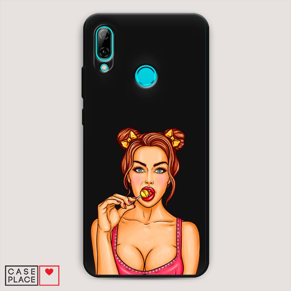 

Чехол Awog на Huawei P Smart 2019 "Вкусный леденец", Бежевый;коричневый;розовый