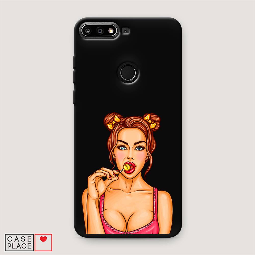 

Чехол Awog на Huawei Nova 2 Lite "Вкусный леденец", Бежевый;коричневый;розовый