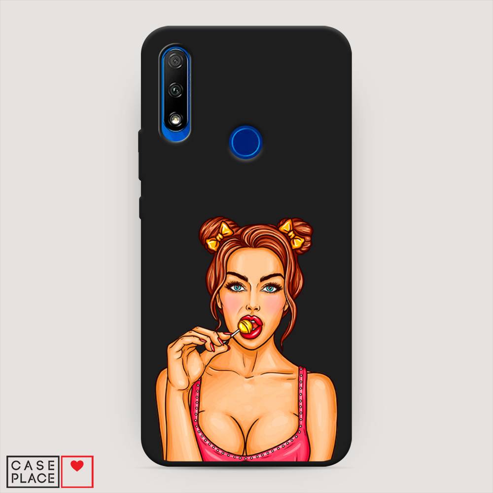 

Чехол Awog на Honor 9X "Вкусный леденец", Бежевый;коричневый;розовый