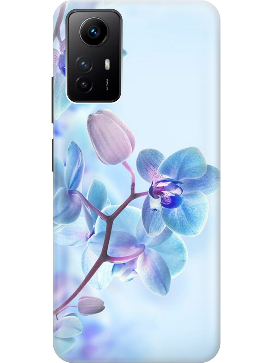 

Силиконовый чехол на Xiaomi Redmi Note 12s "Синий цветок на синем", Голубой;синий;фиолетовый, 20001468