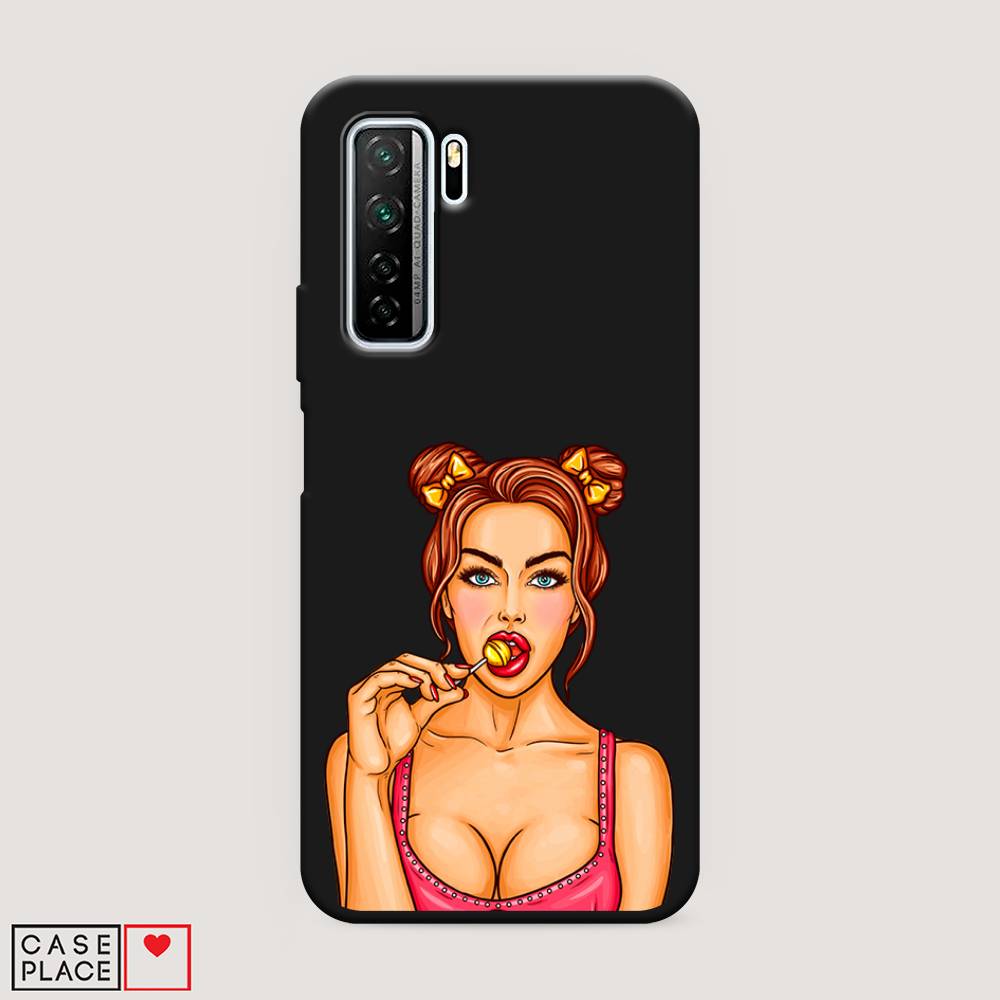 

Чехол Awog на Honor 30S (Global) "Вкусный леденец", Бежевый;коричневый;розовый