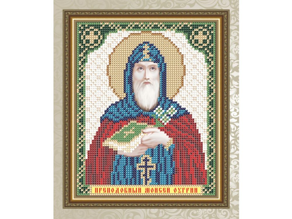

Рисунок на ткани «Преподобный Моисей Угрин, Печерский»