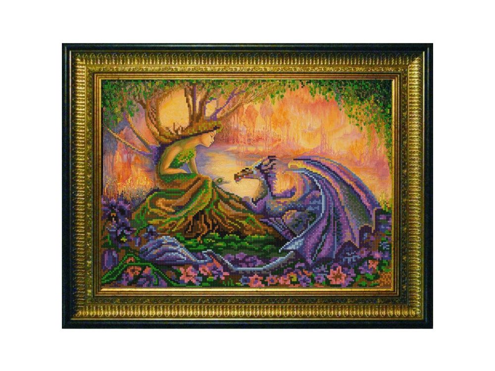 

Рисунок на ткани «Дракон» (Ж.Уолл)