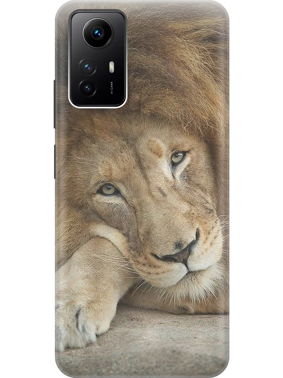 

Силиконовый чехол на Xiaomi Redmi Note 12s "Спокойный лев", Желтый;оранжевый, 20001468