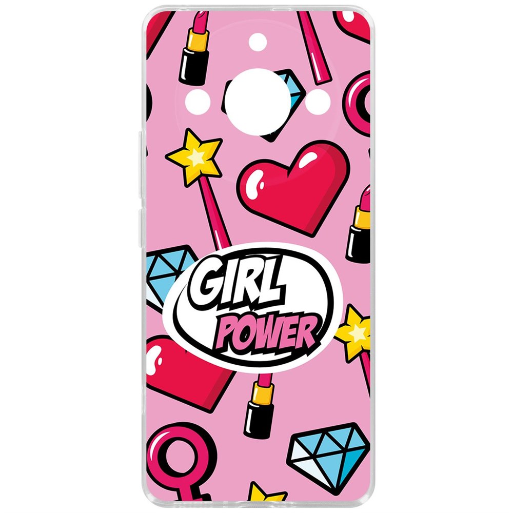 

Чехол-накладка Krutoff Clear Case Girl Power для Realme 11 Pro, Прозрачный