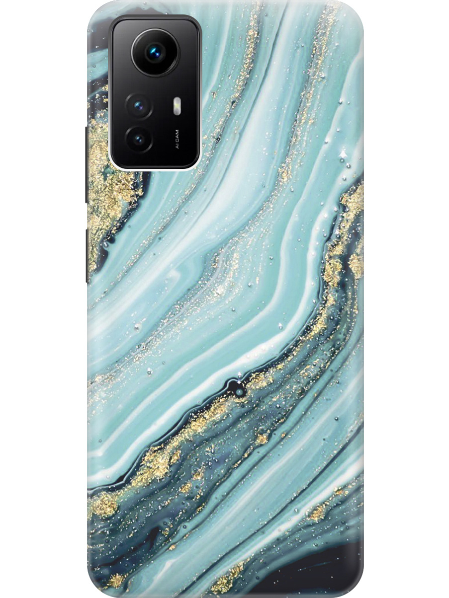 

Силиконовый чехол на Xiaomi Redmi Note 12s "Зеленый мрамор", Белый;зеленый, 20001468