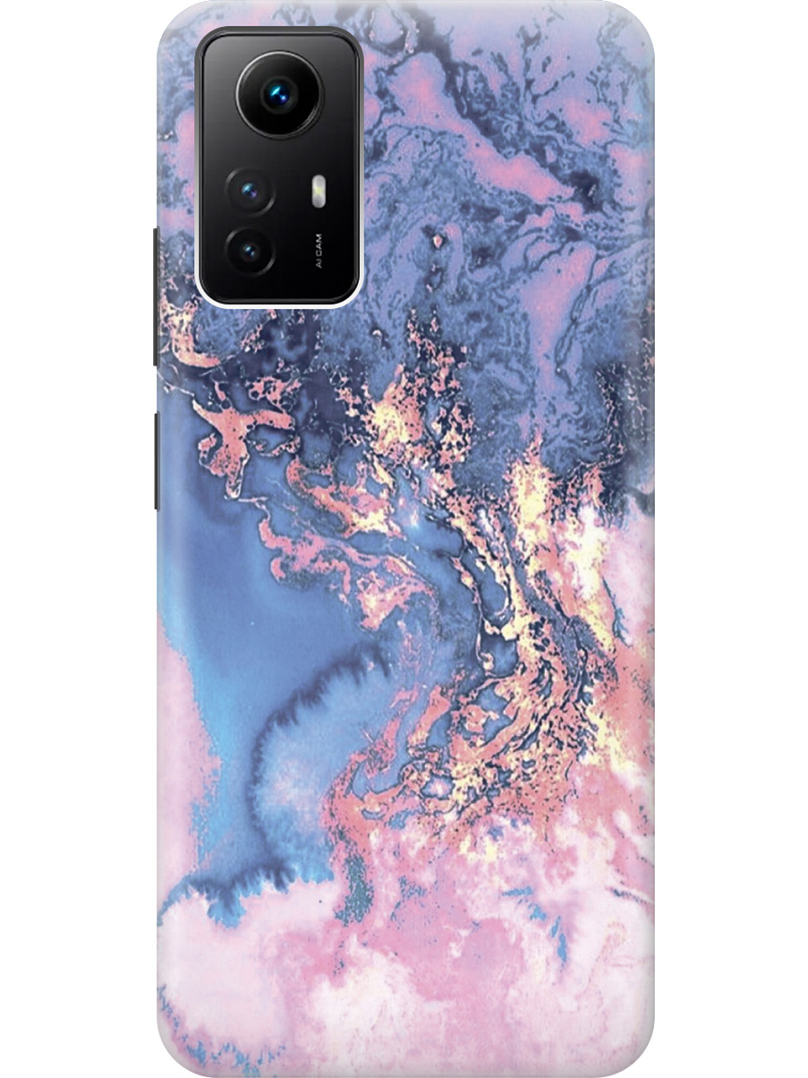 

Силиконовый чехол на Xiaomi Redmi Note 12s "Синий мрамор", Голубой, 20001468