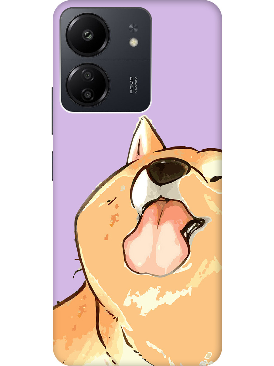 

Силиконовый чехол на Xiaomi Redmi 13C "Shiba" сиреневый, Фиолетовый;бежевый;коричневый, 20001467