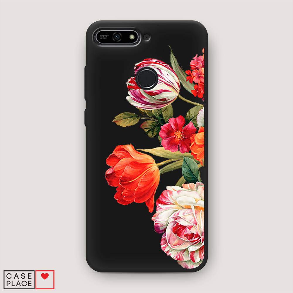

Чехол Awog на Honor 7A Pro "Весенний букет", Красный;розовый;зеленый, 65452-1