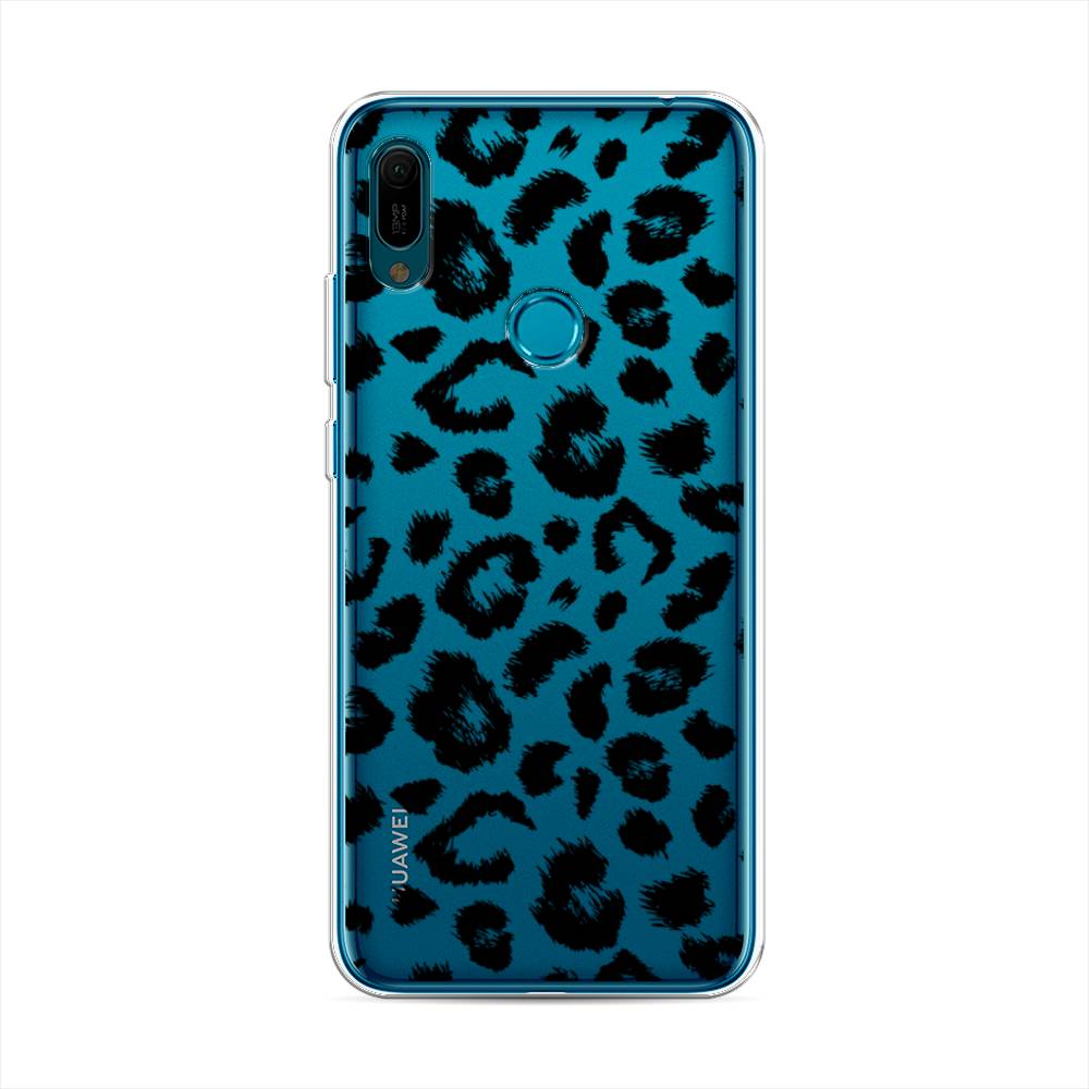 

Чехол Awog на Huawei Y6 2019 "Окрас леопарда фон", Черный, 68650-2