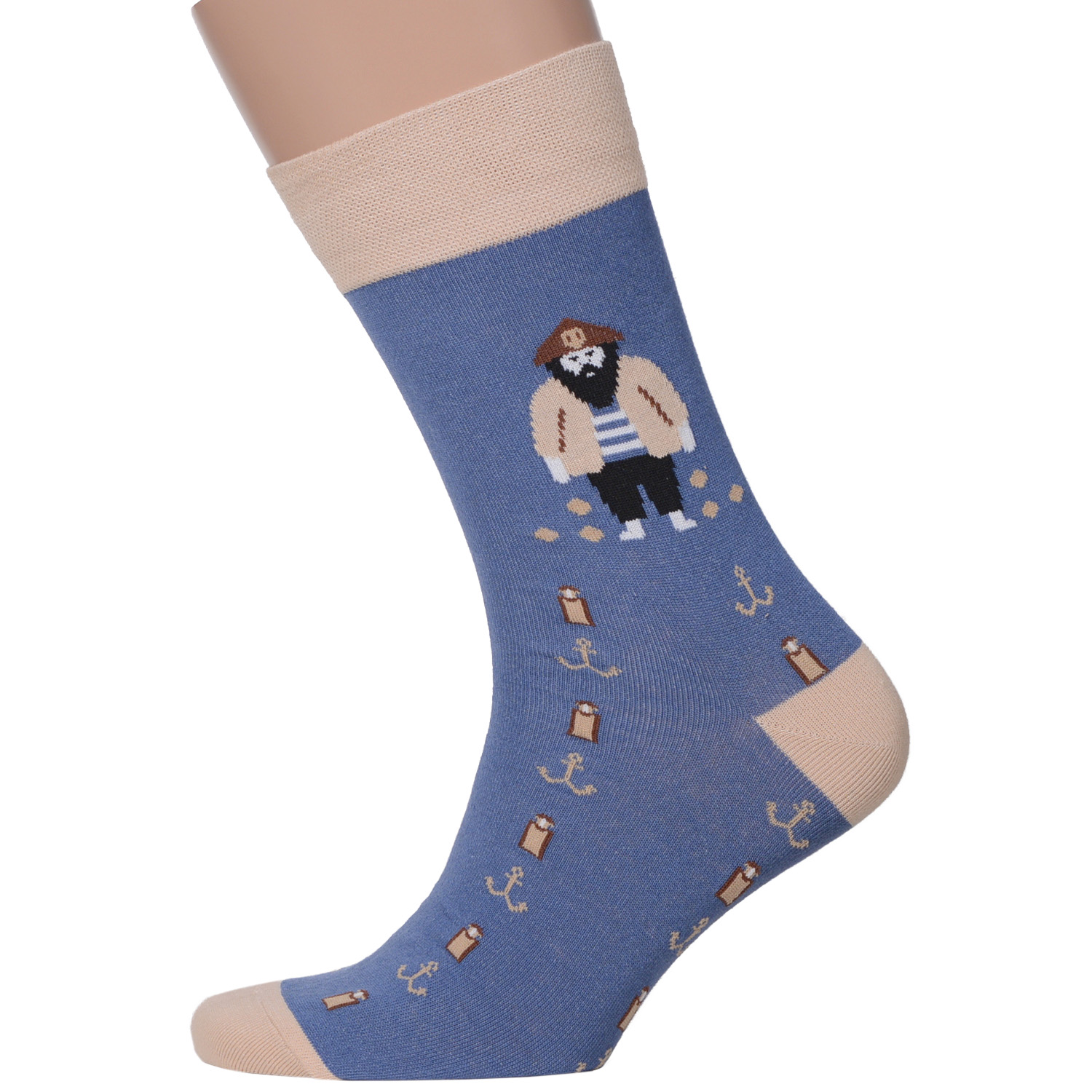 

Носки MoscowSocksClub nm-307 синие 29 (44-46), nm-307