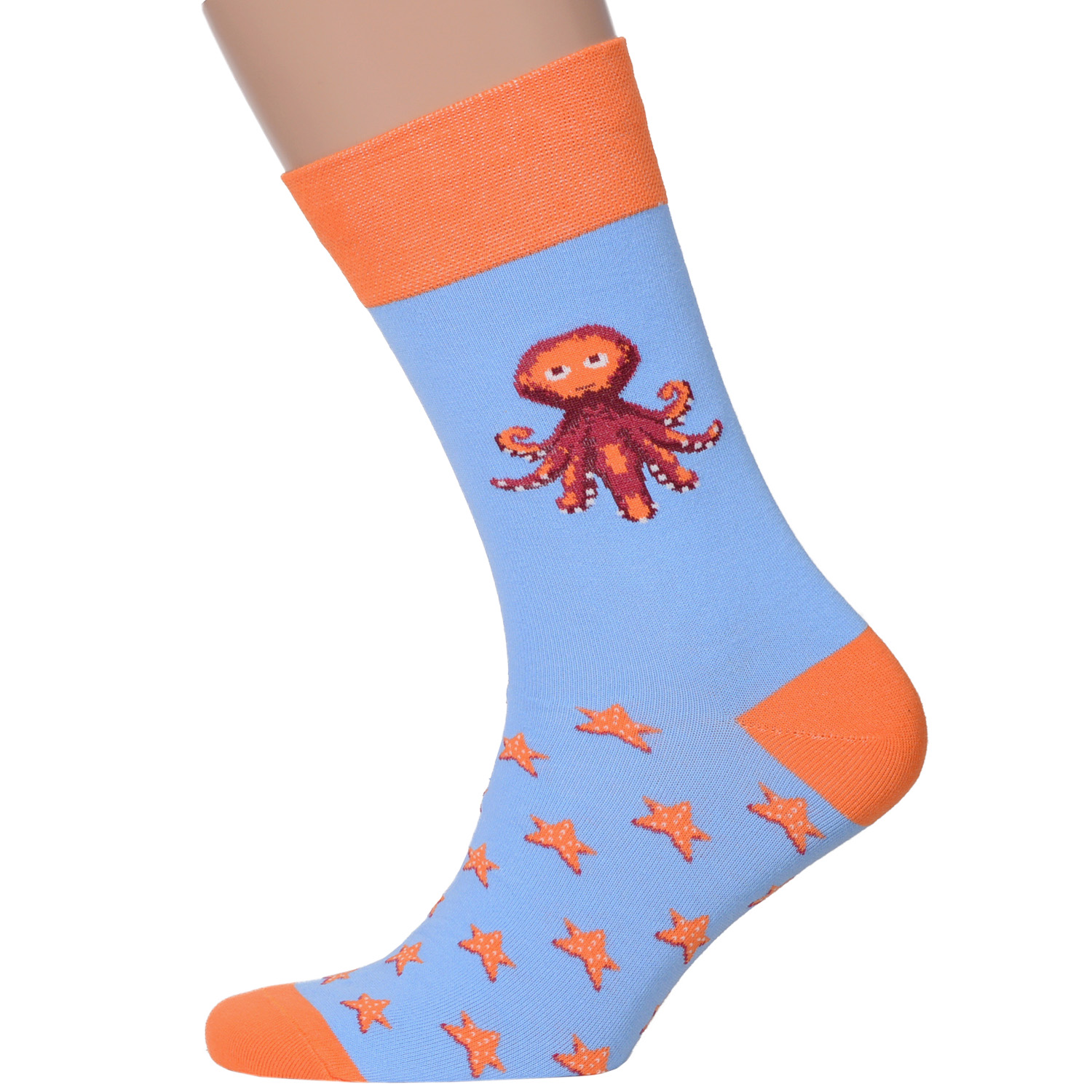 фото Носки moscowsocksclub nm-305 голубые 25 (38-40)