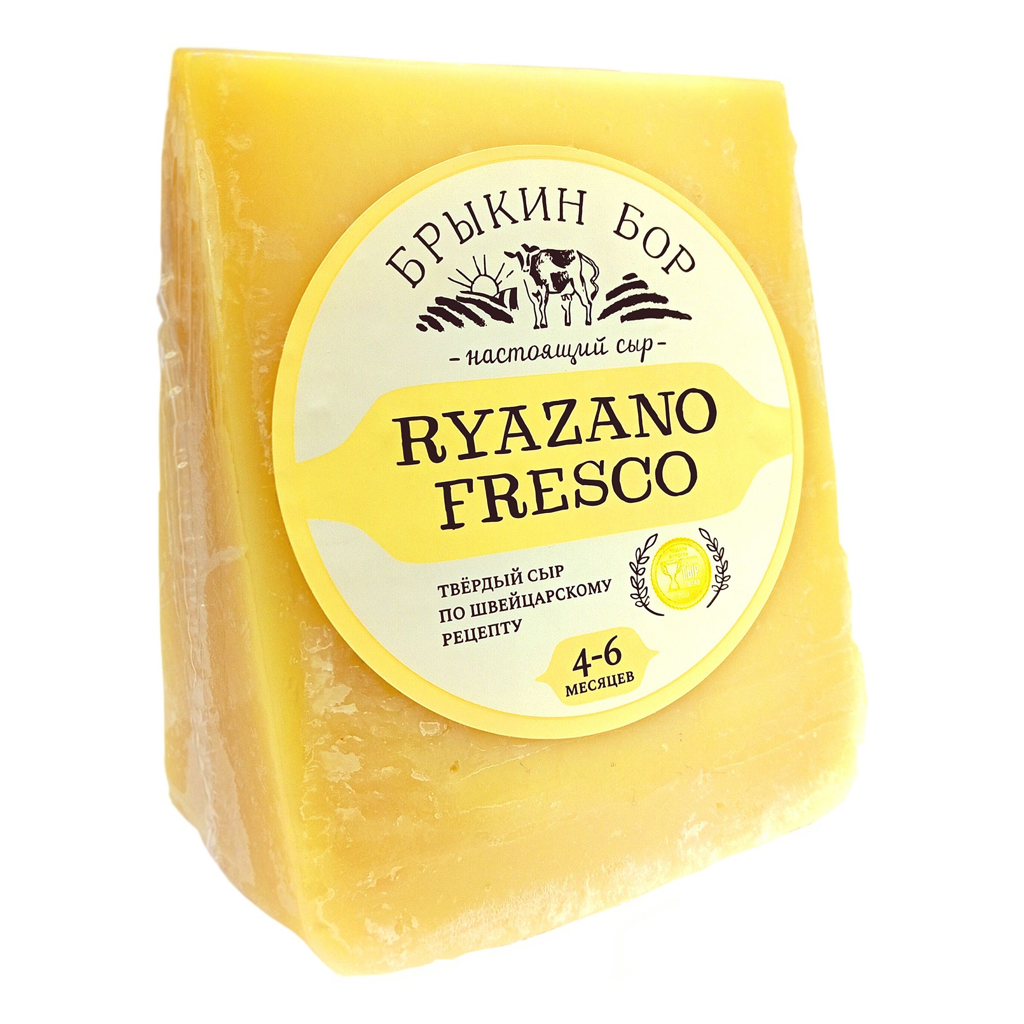 

Сыр твердый Брыкин Бор Ryazano Fresco 50% БЗМЖ +-230 г