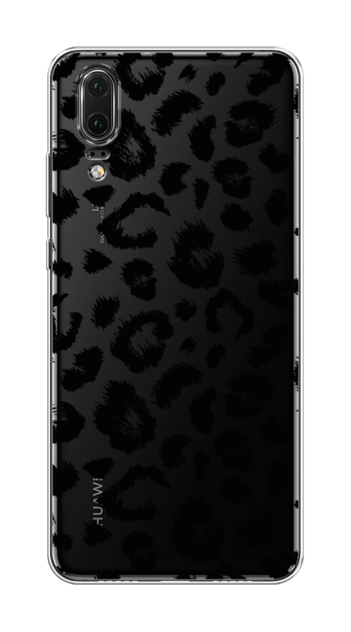 

Чехол Awog на Huawei P20 "Окрас леопарда фон", Черный, 64350-2