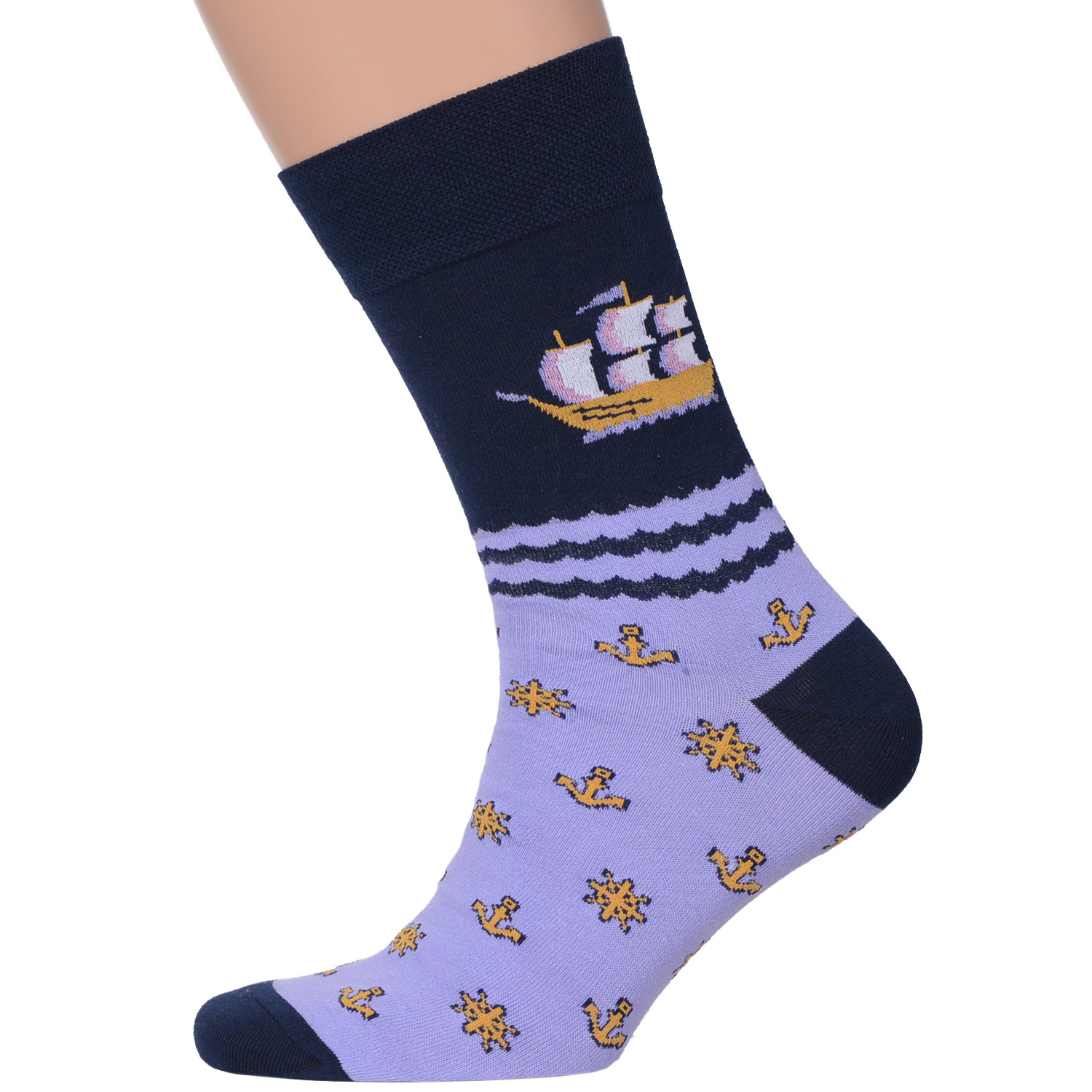 

Носки MoscowSocksClub nm-303 фиолетовые 27 (41-43), nm-303