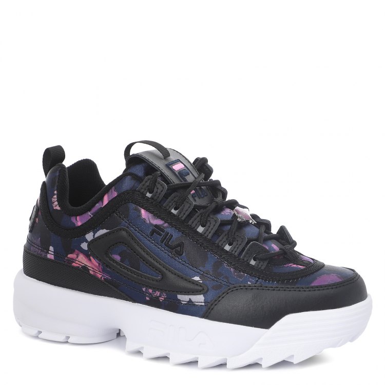 фото Кроссовки женские fila disruptor ii midnight garden черные 39 eu