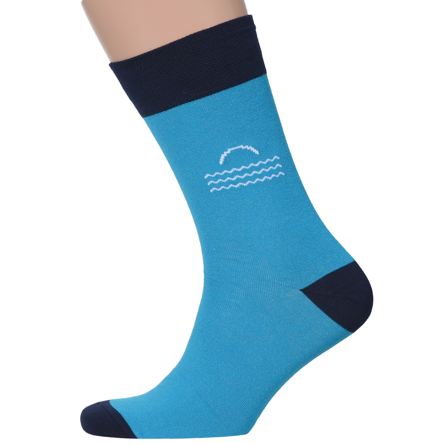 

Носки MoscowSocksClub nm-301 голубые 25 (38-40), nm-301