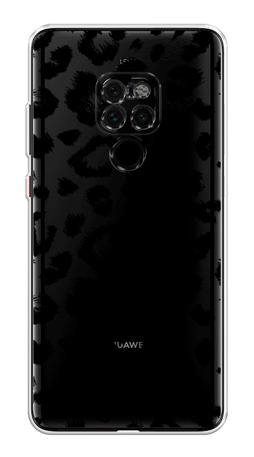 

Чехол Awog на Huawei Mate 20 "Окрас леопарда фон", Черный, 66850-2