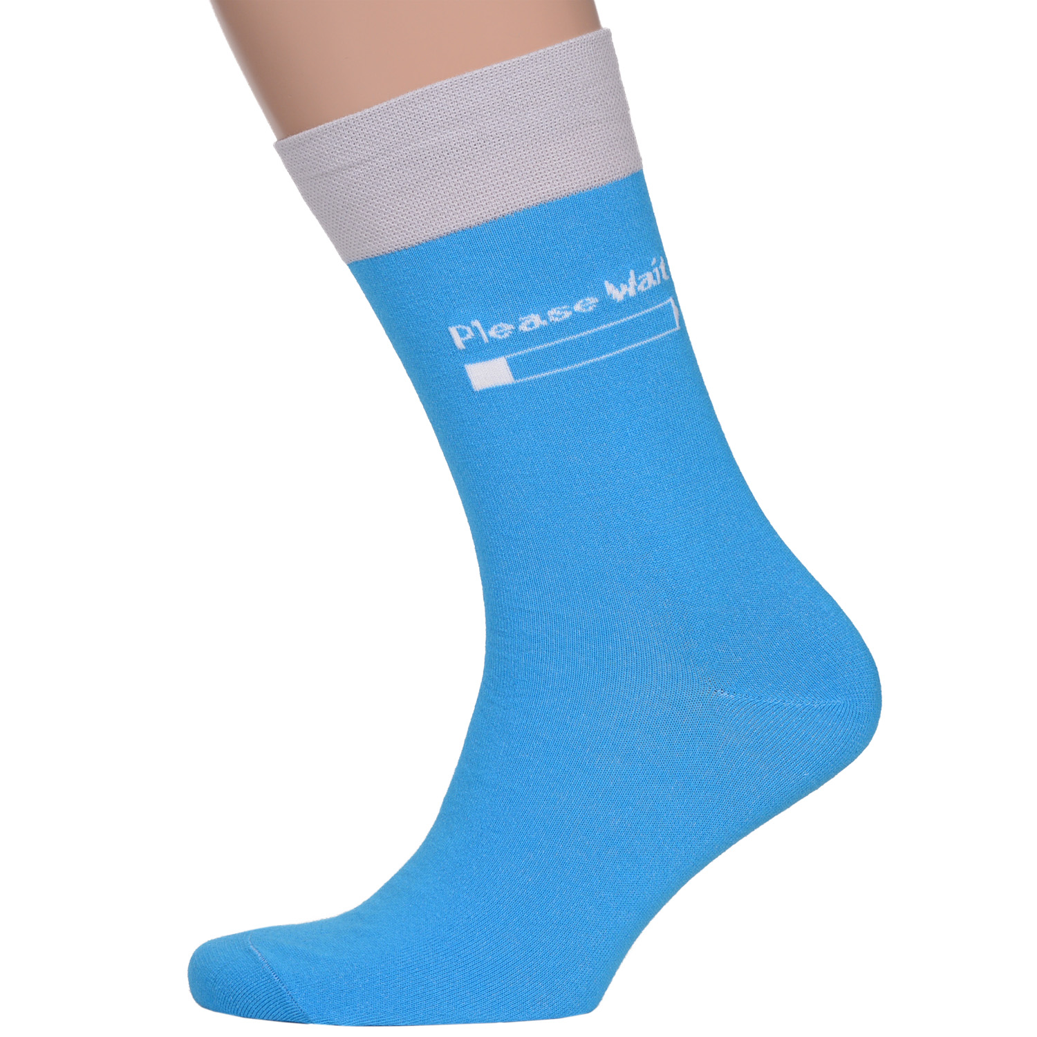 фото Носки moscowsocksclub nm-293 голубые 25 (38-40)