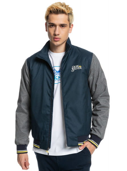 

Бомбер мужской Quiksilver EQYJK03770 синий S, EQYJK03770