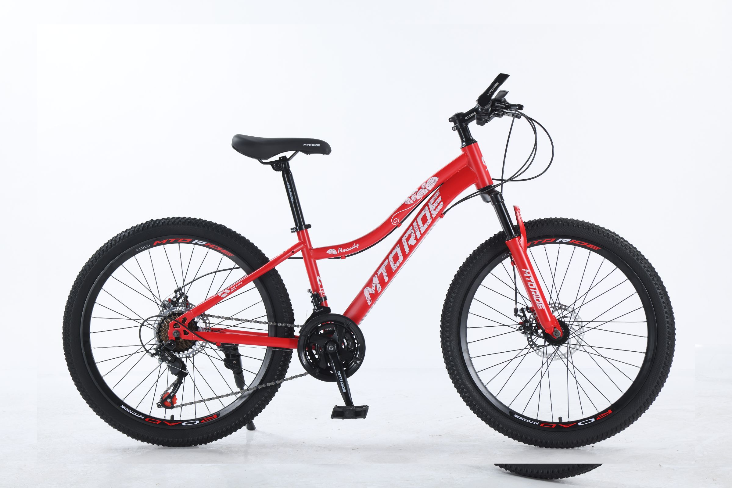 Горный велосипед МТО RIDE 24 2023 оранжевый