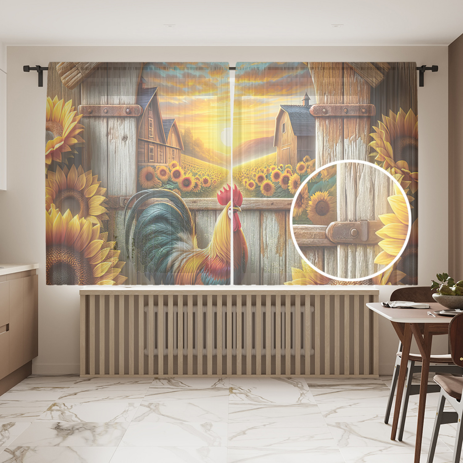 

Тюль JoyArty Раннее утро 145х180, tul_429837_145x180