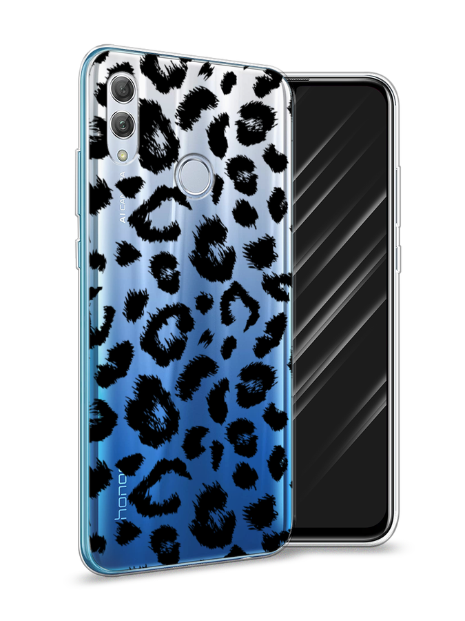 

Чехол Awog на Honor 10 Lite "Окрас леопарда фон", Черный, 67550-2