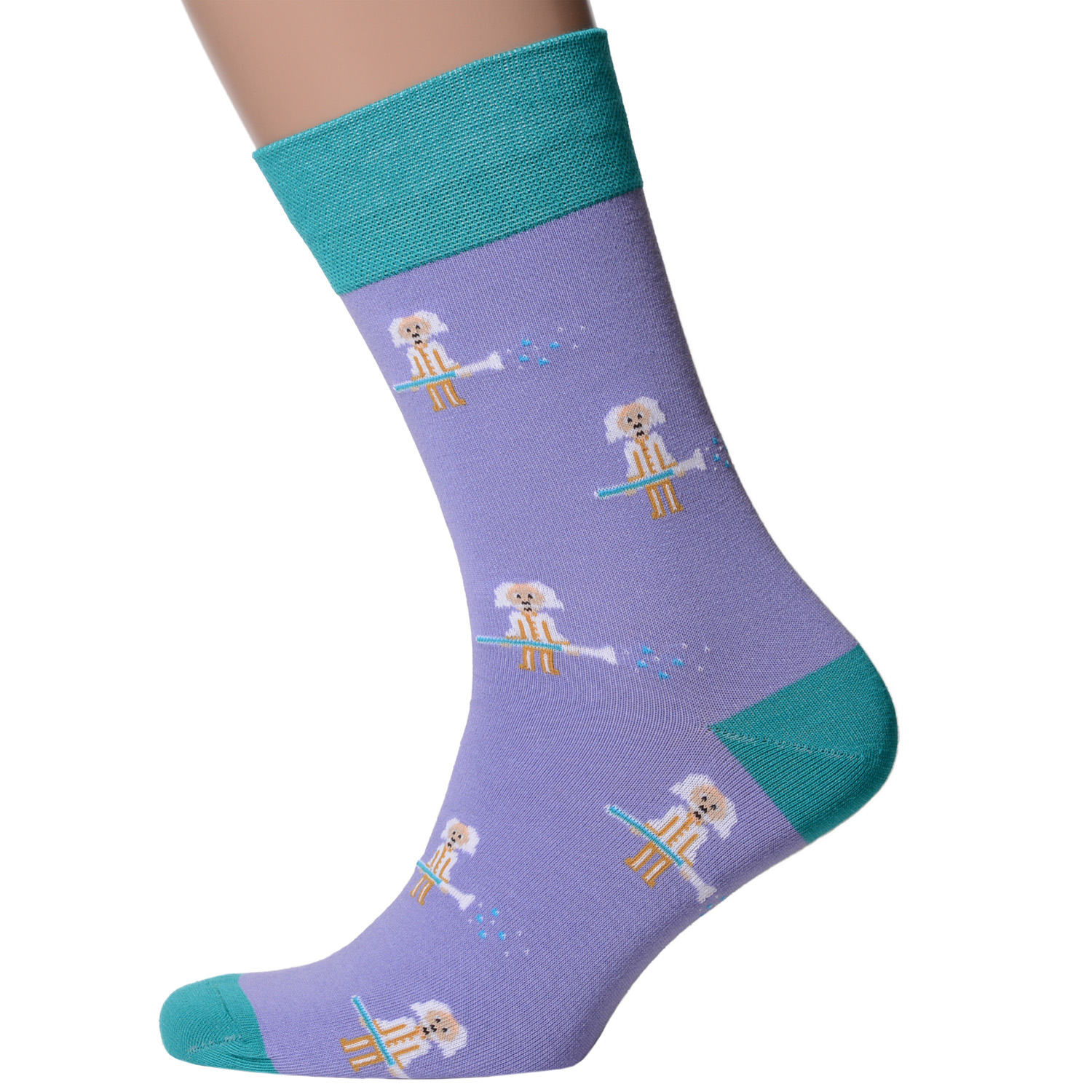 фото Носки moscowsocksclub nm-287 фиолетовые 25 (38-40)