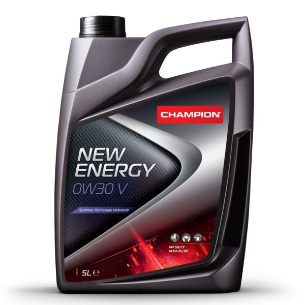 фото Моторное масло синтетическое champion new energy 0w30 v 5л