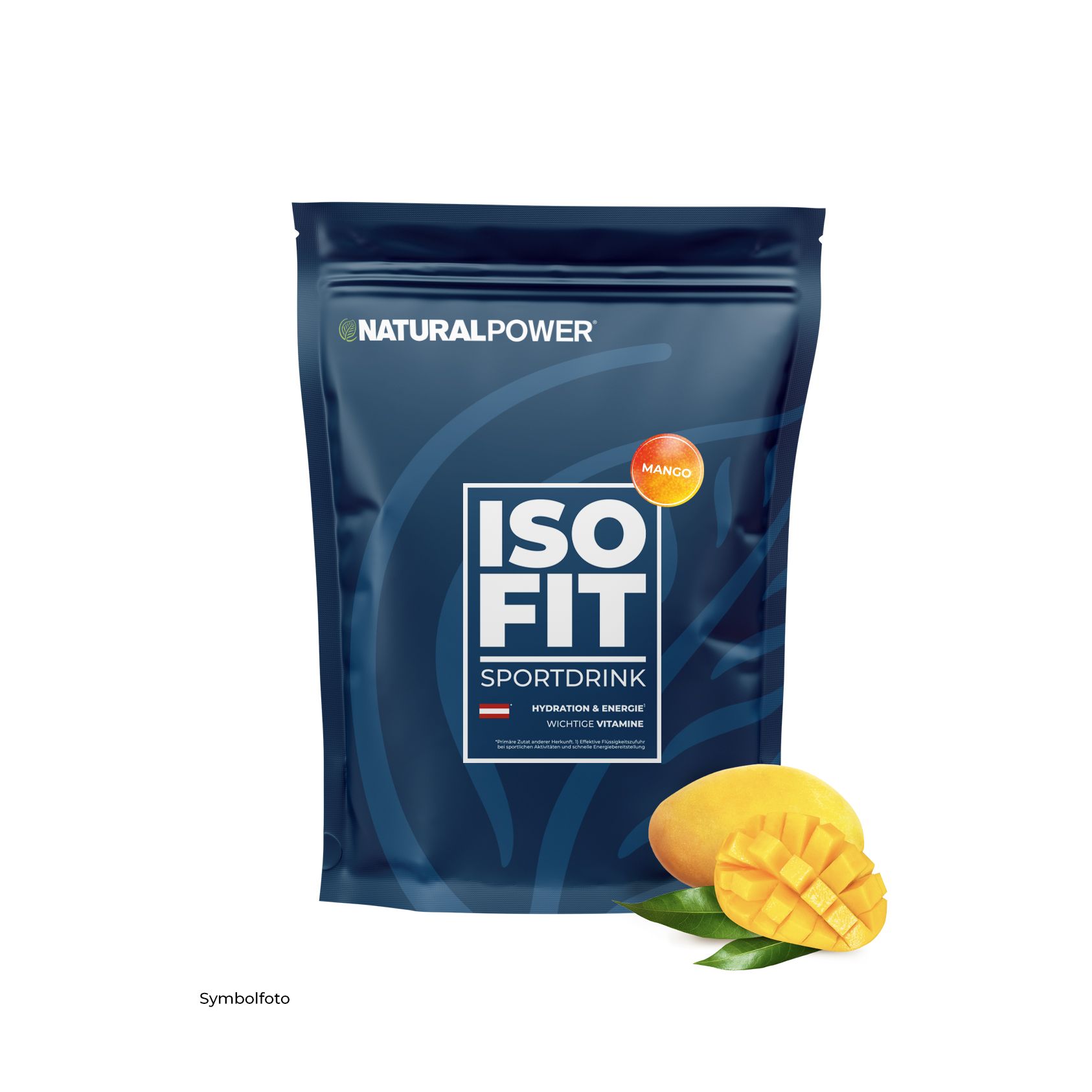 Изотоник Natural Power ISO FIT 1500 гр Манго, Австрия