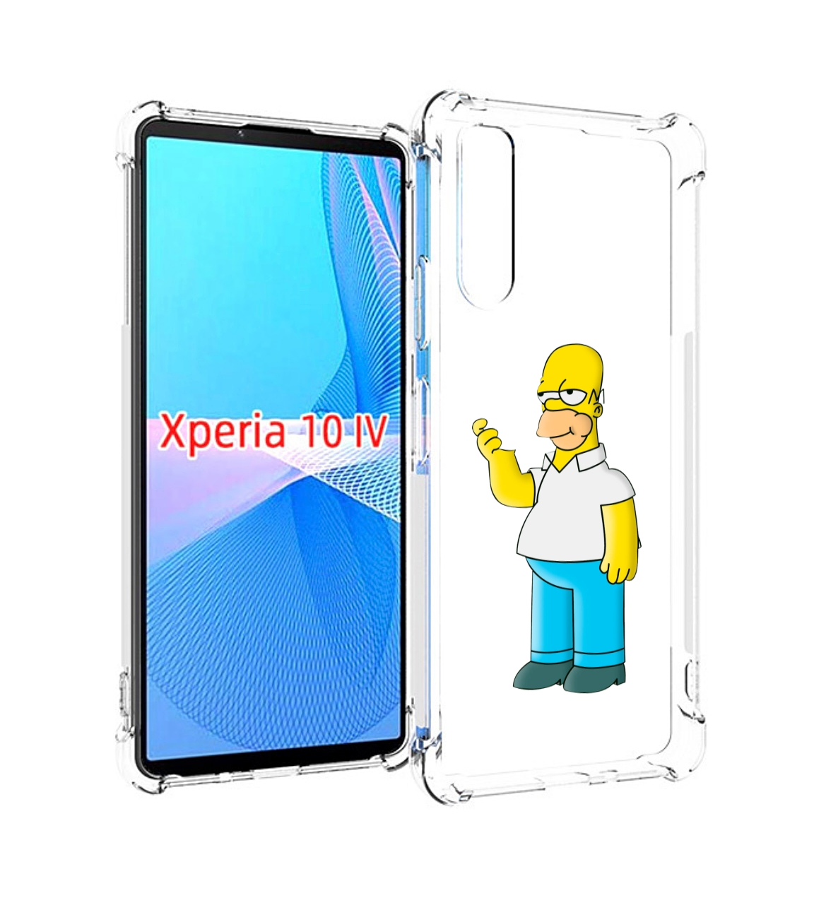 

Чехол MyPads гомер-симпсон для Sony Xperia 10 IV (10-4), Прозрачный, Tocco