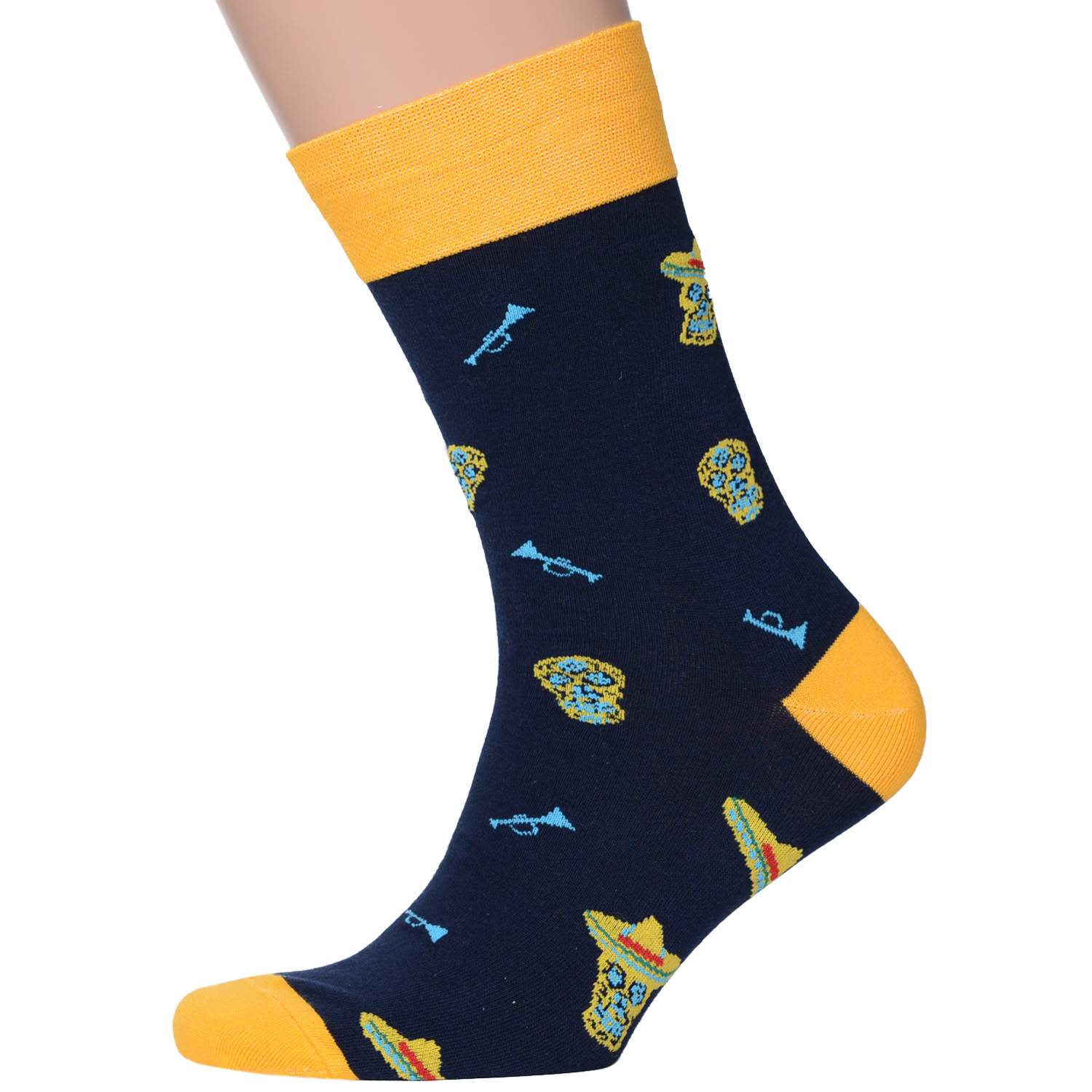 

Носки MoscowSocksClub nm-278 синие 27 (41-43), Синий, nm-278