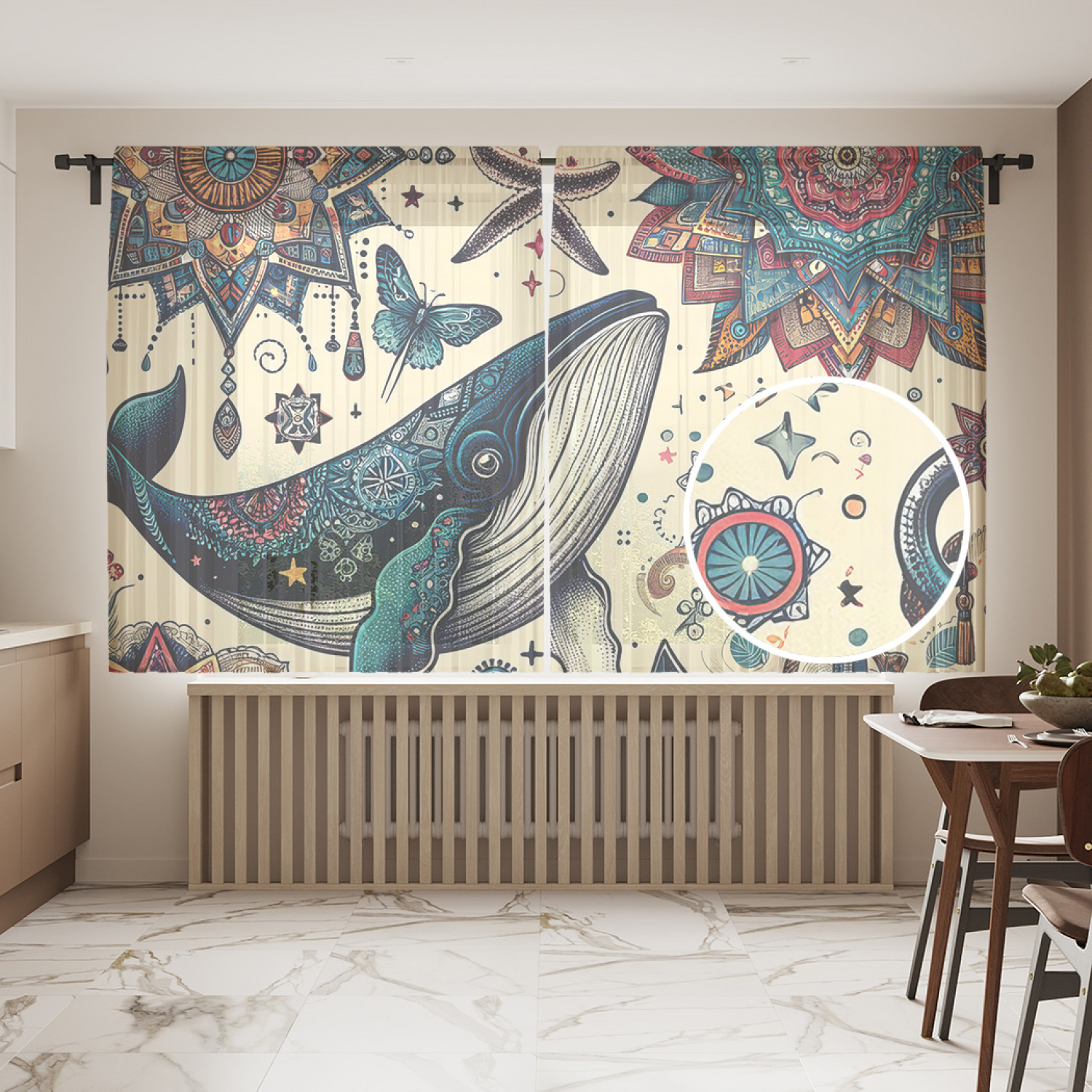 

Тюль JoyArty Подводный тур 145х180, tul_429468_145x180