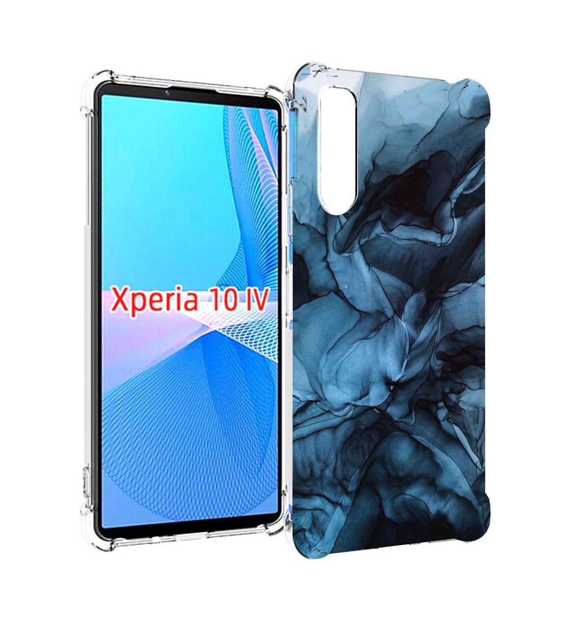 

Чехол MyPads голубой дымок для Sony Xperia 10 IV (10-4), Прозрачный, Tocco