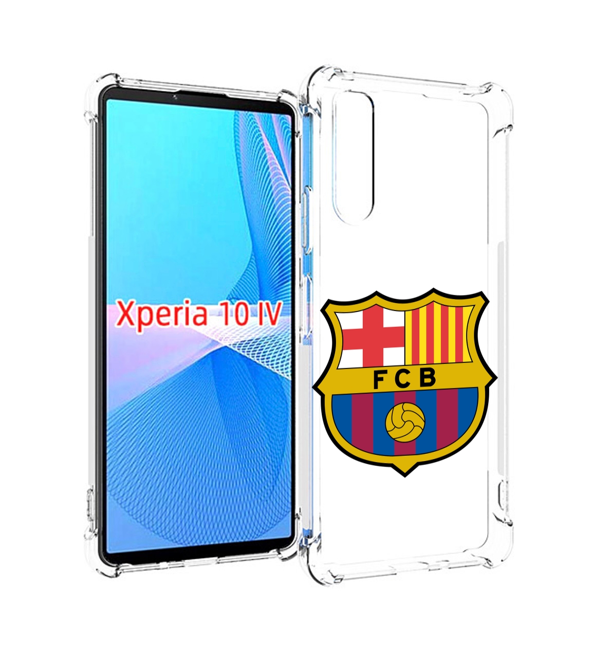 

Чехол MyPads ФК FCB Барселона для Sony Xperia 10 IV (10-4), Прозрачный, Tocco