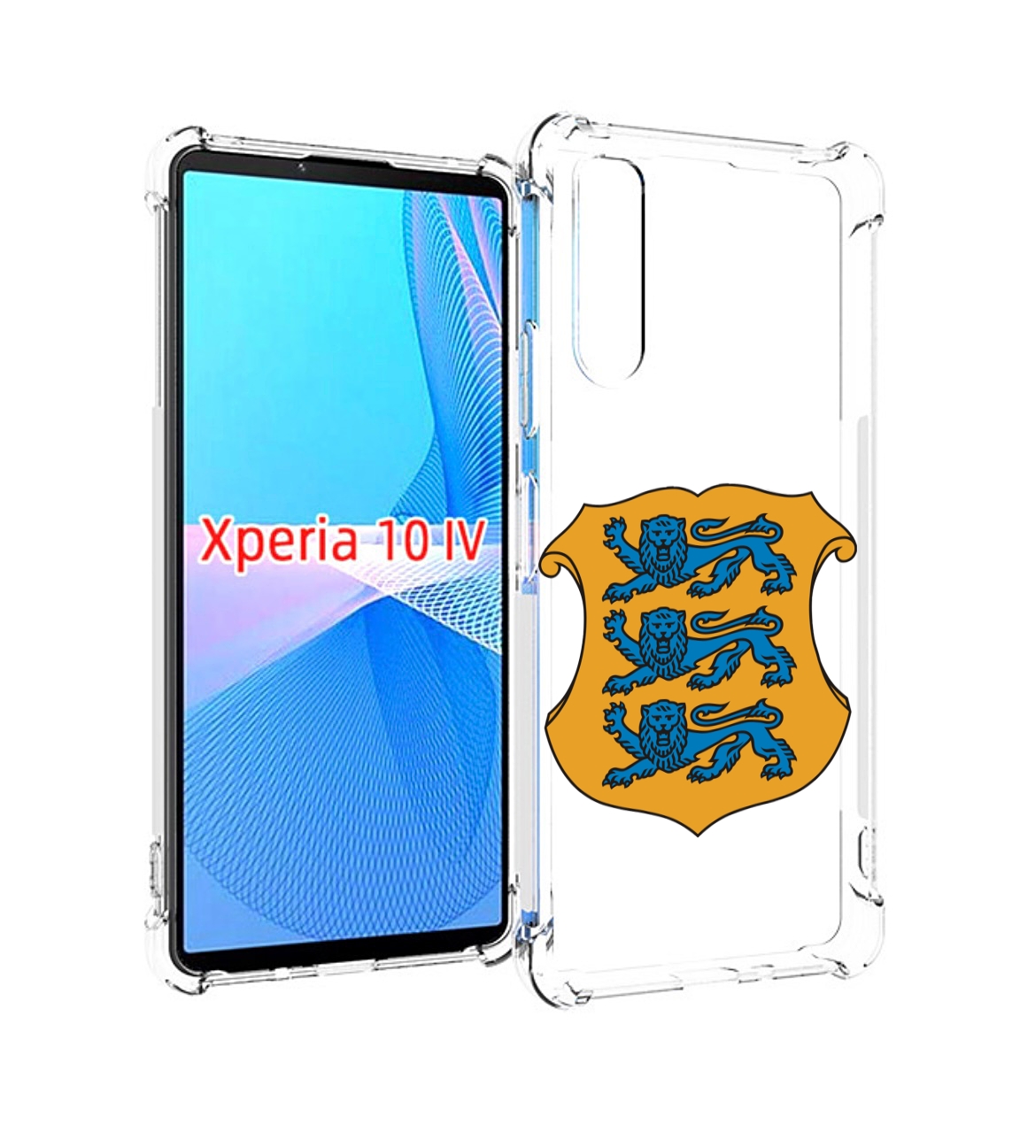 

Чехол MyPads герб-эстонии для Sony Xperia 10 IV (10-4), Прозрачный, Tocco