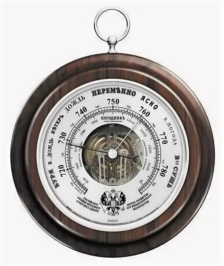 

Барометр Погодникъ Классика silver RST 05235