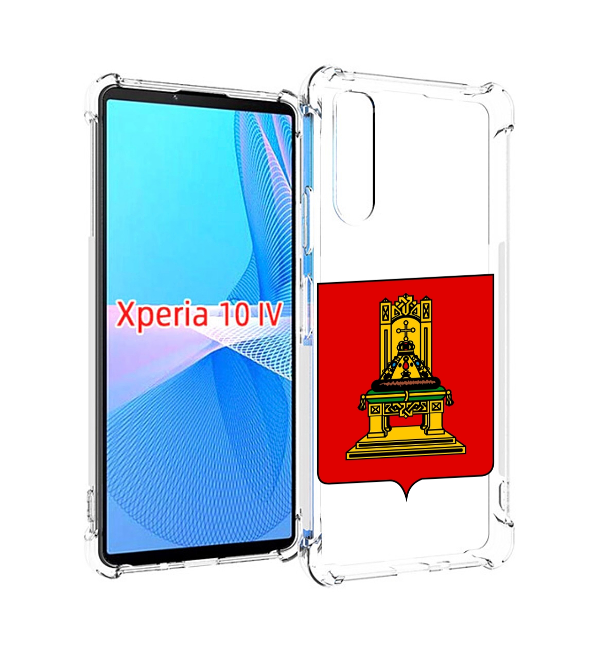 

Чехол MyPads герб-тверская-область для Sony Xperia 10 IV (10-4), Прозрачный, Tocco