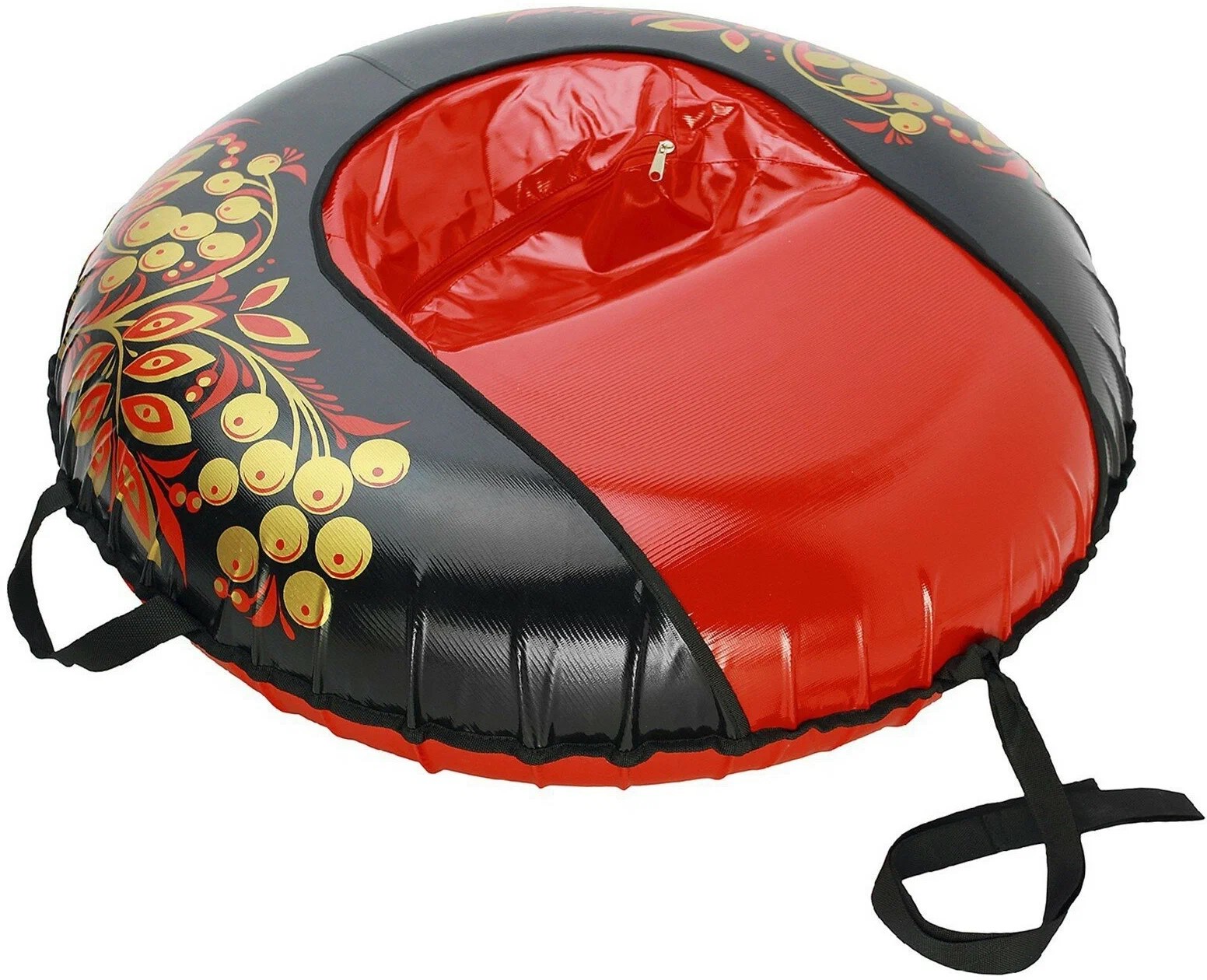 

Тюбинг тент хохлома тяни-толкай Comfort (с камерой) (93см) (93 см.), Красный;черный
