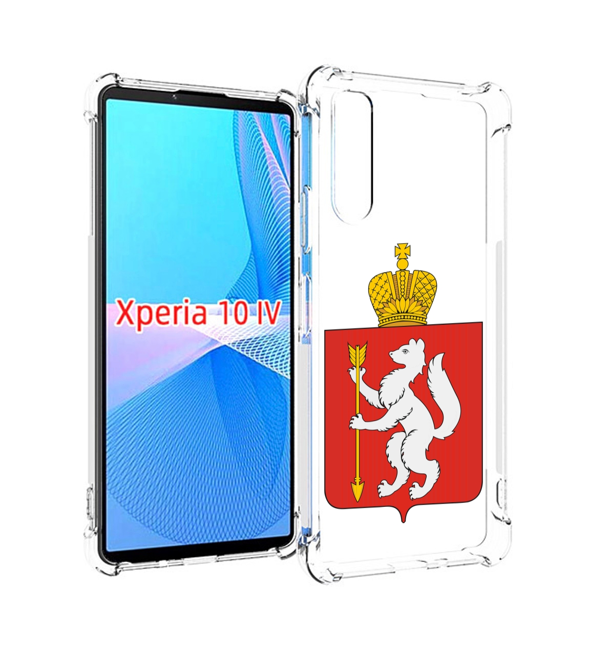 

Чехол MyPads герб-свердловская-область-екатеринбург для Sony Xperia 10 IV (10-4), Прозрачный, Tocco