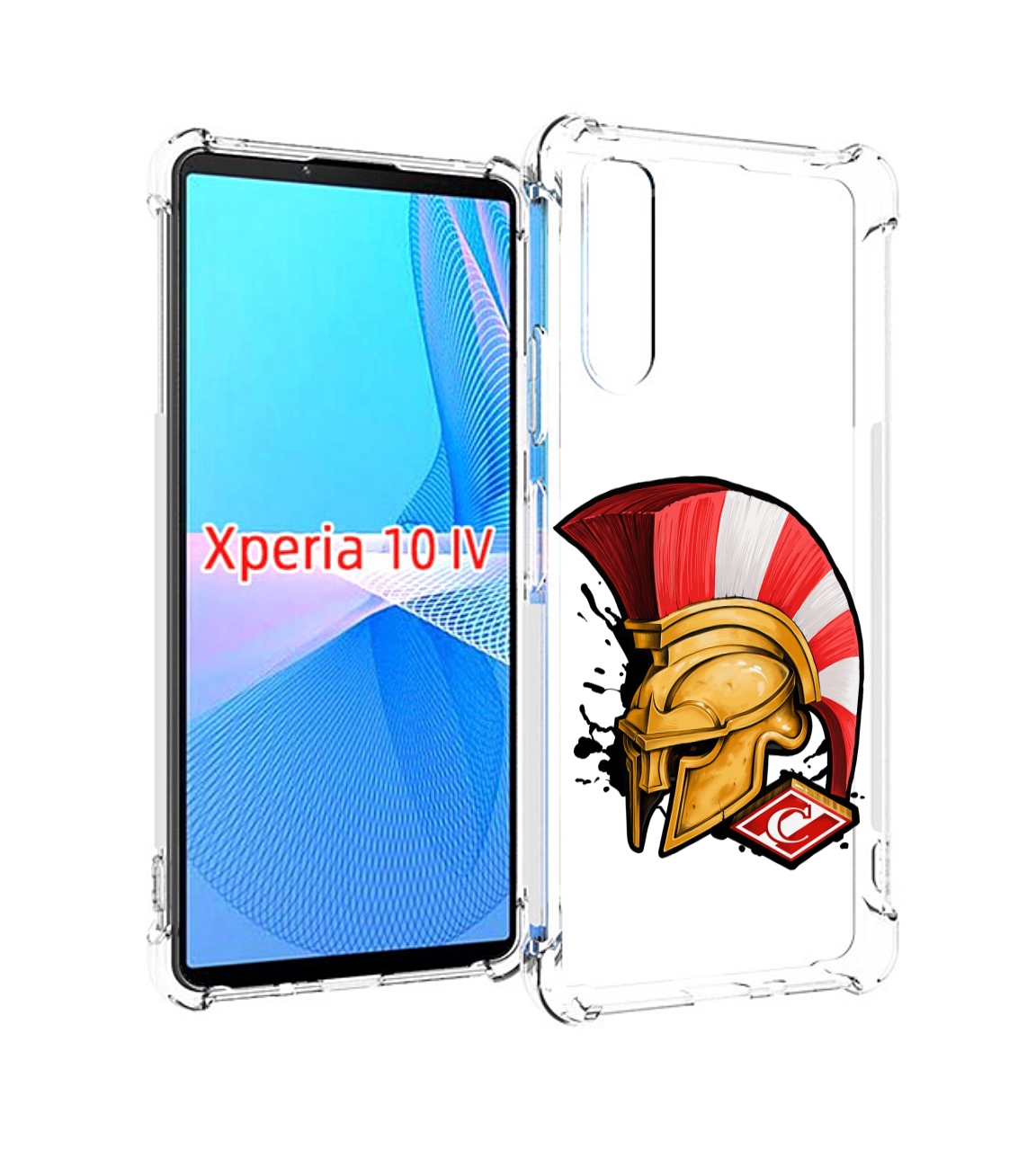 

Чехол MyPads ФК спартак шлем для Sony Xperia 10 IV (10-4), Прозрачный, Tocco
