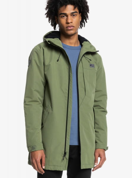 

Парка мужская Quiksilver EQYJK03758 зеленая M, EQYJK03758