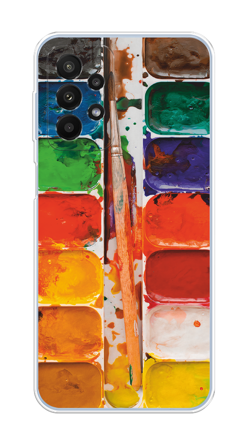

Чехол на Samsung Galaxy A23 "Акварель", Красный;желтый;синий, 2105050-4