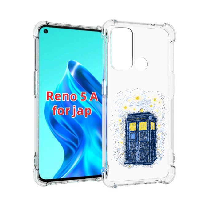 

Чехол MyPads будка рисунок для Oppo Reno 5A, Прозрачный, Tocco