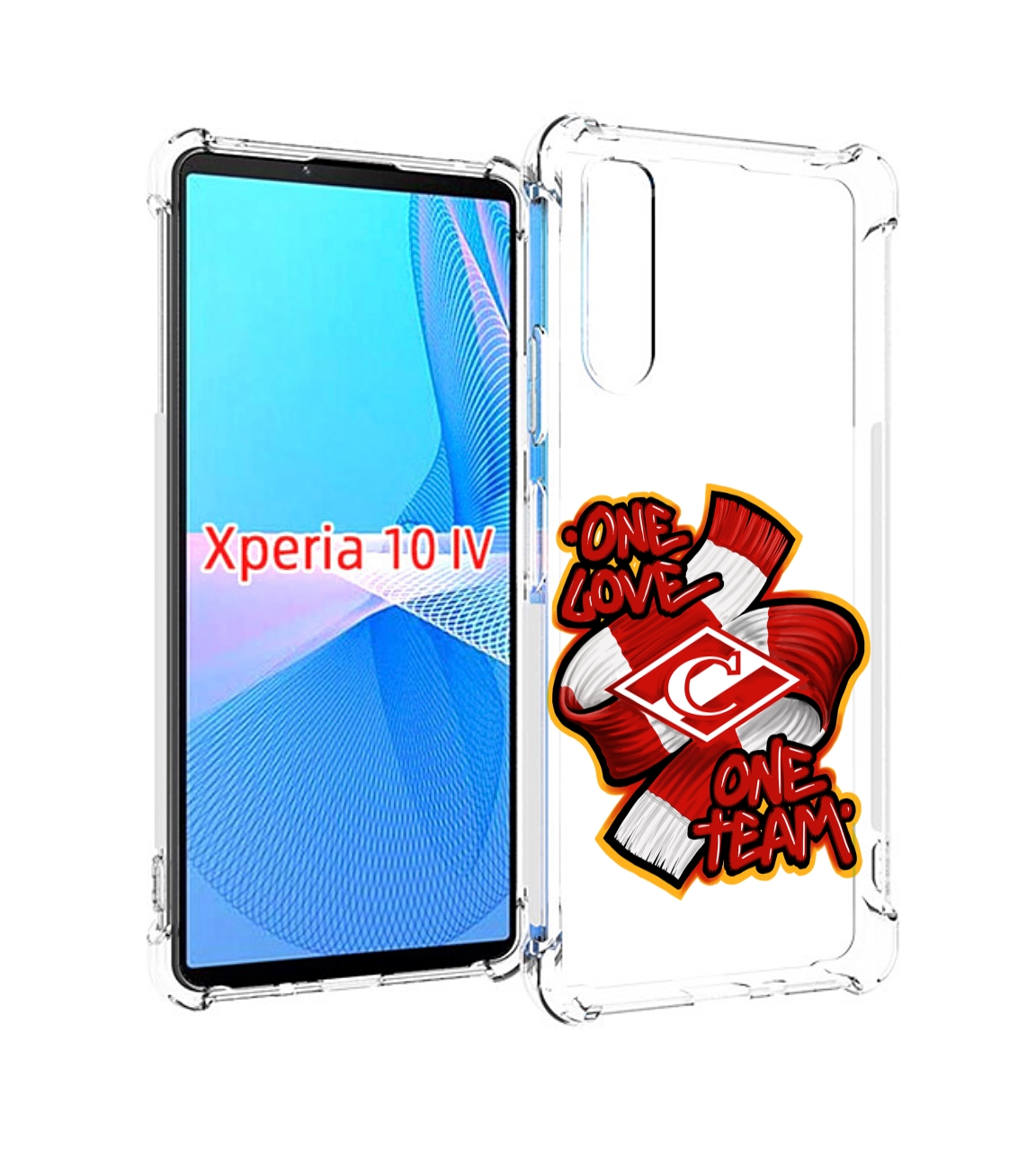 Чехол MyPads ФК спарак 1 любовь для Sony Xperia 10 IV (10-4) Tocco